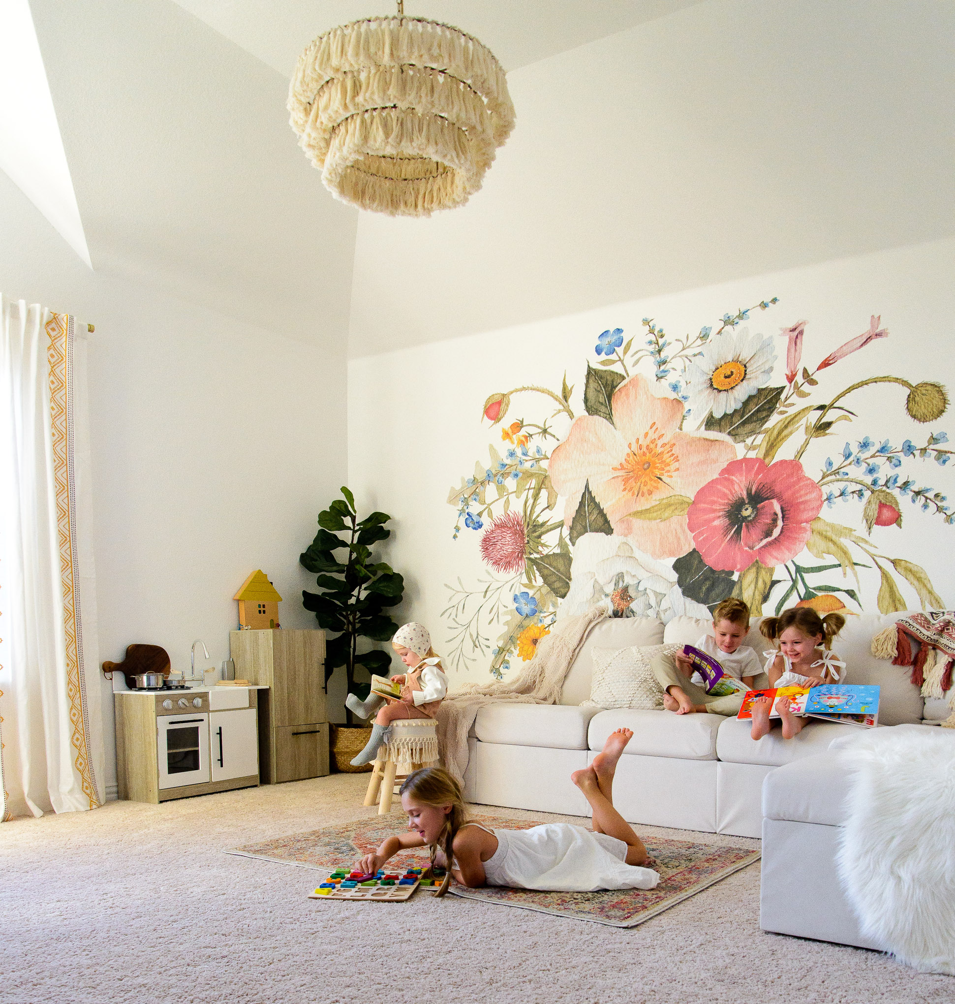Home Tour Playroom Before And After Hello Ivory Rose